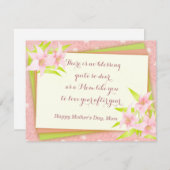 ユリエレガントフローラ母の日 シーズンカード (正面/裏面)