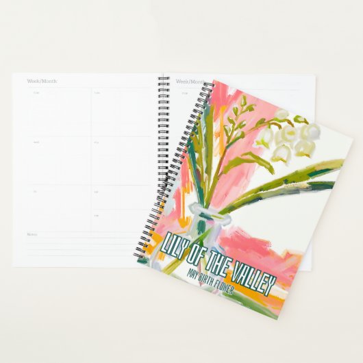 ユリエレガントー・オブ・ザ・バレー5月誕生月花 プランナー手帳 (ディスプレー)
