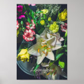 ユリカラフルと花束 ポスター (正面)