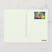 ユリカラフルと花束  ポストカード (裏面)