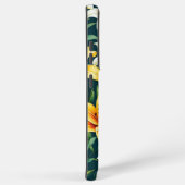 ユリカラフル花柄 SAMSUNG GALAXYケース (右側面)