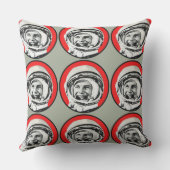 ユリガガーリン-ソビエト英雄及び宇宙飛行士 クッション (裏面)