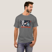 ユリガガーリン-ヴィンテージのソビエト宇宙のプロパガンダ Tシャツ (正面フル)