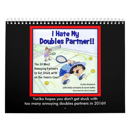 ユリコのカレンダー(med) -私は私の倍パートナーを憎みます カレンダー (カバー)