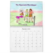 ユリコのカレンダー(med) -私は私の倍パートナーを憎みます カレンダー (1月 2026)