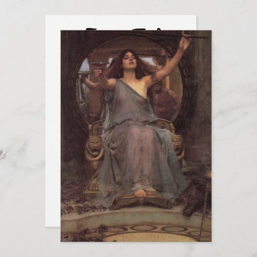 ユリシーズに杯を捧げるサーチェ 招待状 (正面/裏面)