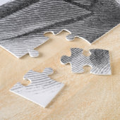 ユリシーズ准教授ポートレート ジグソーパズル (側面)