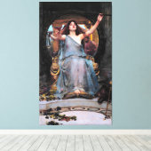 ユリシーズ1891にカップを提供するウォーターハウスサーチェ キャンバスプリント (インサイチュ (ウッドフロア))