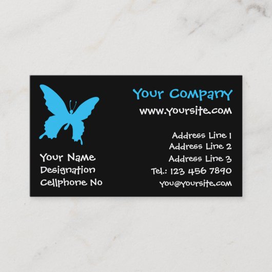 ユリシーズ・バタフライ 名刺 (正面)