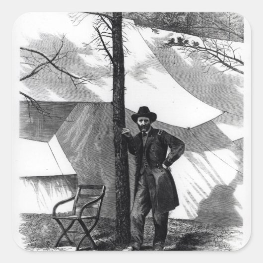 ユリシーズ・S・グラント中将 スクエアシール (正面)