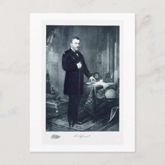 ユリシーズ・S・グラント第18代主統一された席 ポストカード (正面)