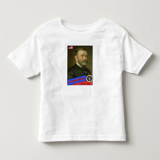 ユリシーズ・S・グラント野球カード トドラーTシャツ (正面)