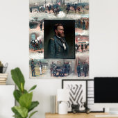 ユリシーズ・S・グラント ウェストポイント アポマトックス 1885年 修復 ポスター (ホームオフィス)