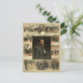 ユリシーズ・S・グラント， 1885 ポストカード (スタンド正面)