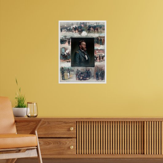 ユリシーズSグラントウェストポイントアポマトックス1885復元 ポスター (リビング2)