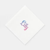 ユリスタイリッシュの行儀 スタンダードランチョンナプキン (角)