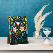 ユリステンドグラスセントコロンブマイナーコーンウォール フォトプラーク (側面)