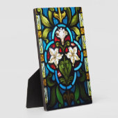 ユリステンドグラスセントコロンブマイナーコーンウォール フォトプラーク (側面)