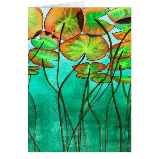 ユリパードの穏やかな緑の池 (正面)