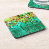 ユリパードの穏やかな緑の池 コースター (左側)