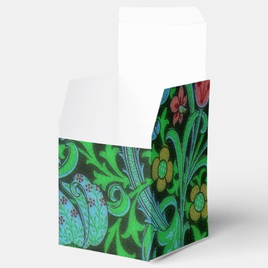 ユリヴィンテージ花の模様 フェイバーボックス (オープン)