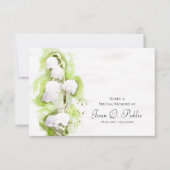 ユリーオブザバレーフラワーズ共有追悼式 ノートカード (正面)