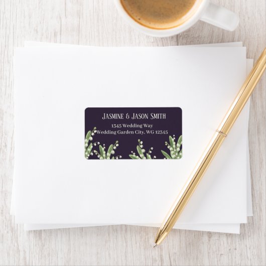 ユリーオブザバレーブーケ結婚ス ラベル (インサイチュ)