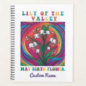 ユリーオブザバレーメイエレガント誕生月花 プランナー手帳 (正面)