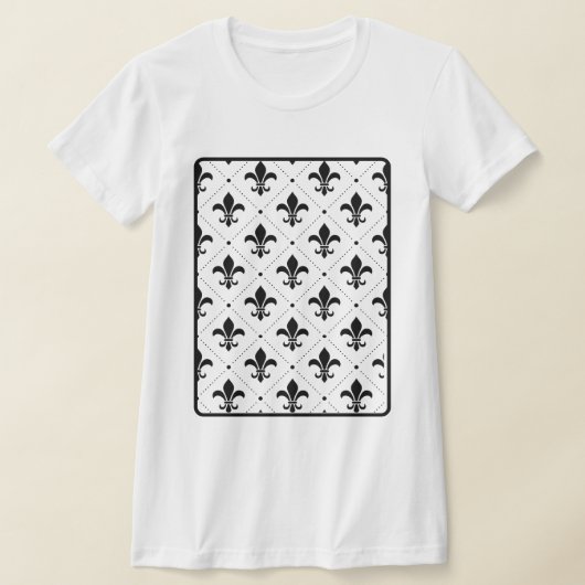 ユリ伝統的王室のン Tシャツ (レイダウン)