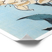 ユリ北斎， 1832 ポスター (角)