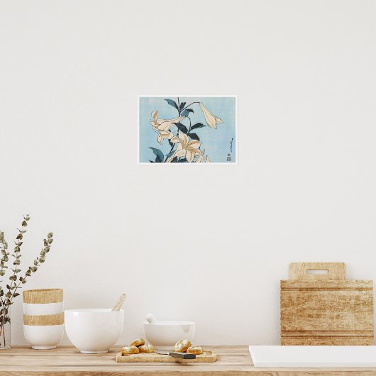 ユリ北斎, 1832 ポスター (キッチン)