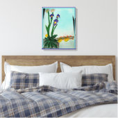 ユリ対称配置 キャンバスプリント (インサイチュ (寝室))