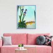 ユリ対称配置 キャンバスプリント (インサイチュ (リビング))