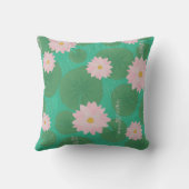 ユリ模様 クッション (裏面)