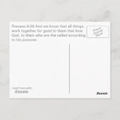 ユリ聖なる書物、 経典アートローマン8時28分を考えてみよう ポストカード (裏面)