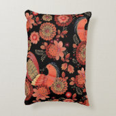 ユリ花の継ぎ目のないパターン装飾用クッション アクセントクッション (裏面(縦))