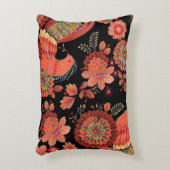 ユリ花の継ぎ目のないパターン装飾用クッション アクセントクッション (正面(垂直))