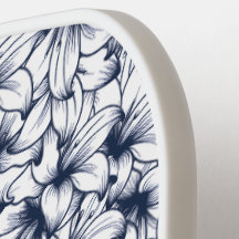 ユリ花インクスケッチパターン