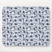 ユリ花インクスケッチパターン マウスパッド (正面)