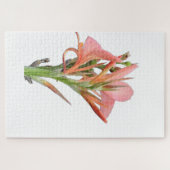 ユリ花植物芸術 ジグソーパズル (横)
