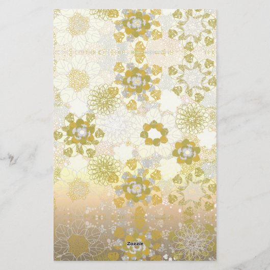 ユリ蝋燭文房具 便箋 (裏面)