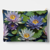 ユリ鮮やか花 アクセサリーポーチ (裏面)