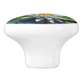 ユリ鮮やか花 セラミックノブ (側面)