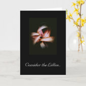 ユリ100のカードを再考して下さい カード (黄色い花)