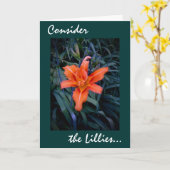 ユリ22をカードと考慮して下さい カード (黄色い花)