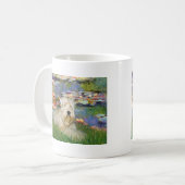 ユリ2 – ウィートテリア1 コーヒーマグカップ (正面左)