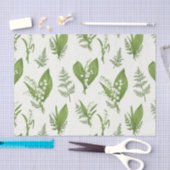 ユリ・オブ・ザ・バレーの花と葉植物学院 薄葉紙 (クラフト)