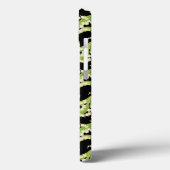 ユリ・オブ・ザ・バレーの花の模様（ブラック） Case-Mate iPhoneケース (裏面 / 左)