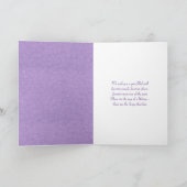 ユリ・オブ・ザ・バレーの誕生日 カード (内部)