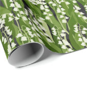 ユリ・オブ・ザ・バレー・グリーン ラッピングペーパー (ロールコーナー)